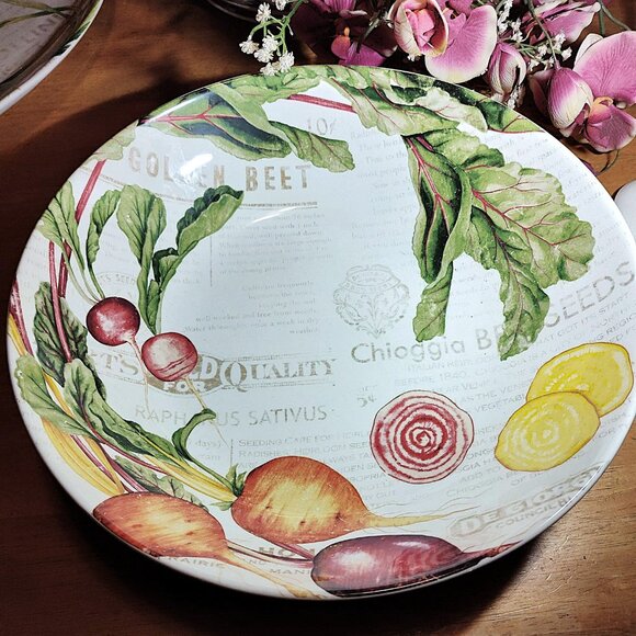 Farmers Market Other - Williams Sonoma Farmers Market Large Serving Bowl, salad, pasta, veggies